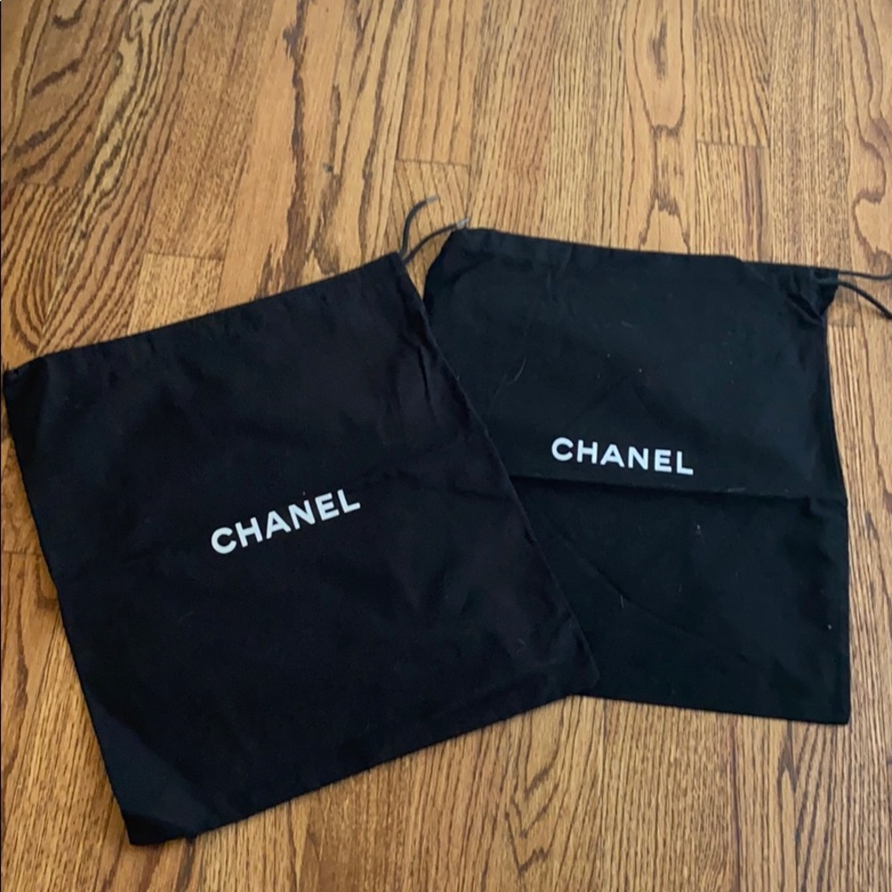 Large Chanel shoe bags/ dust bags